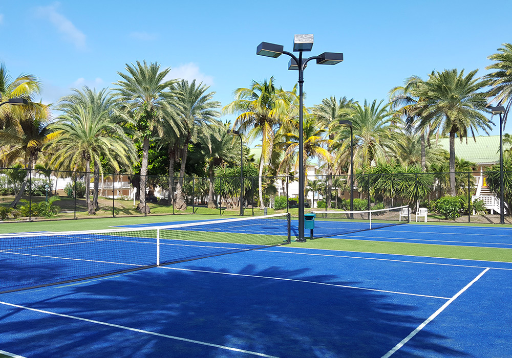 Tennis Court at St James’s Club All-Inclusive Antigua