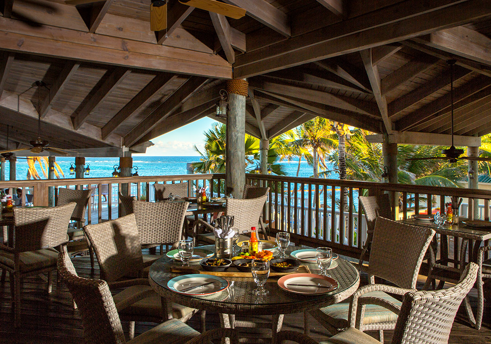 Coco Beach Restaurant & Bar at St James’s Club All-Inclusive Antigua